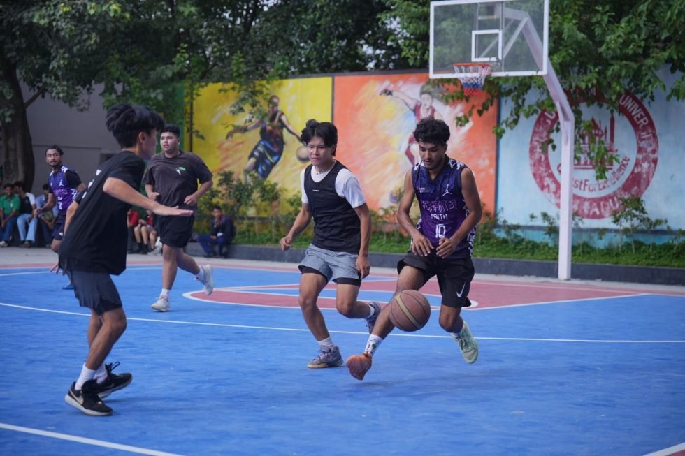 बास्केटबॉल में स्कूल ऑफ नर्सिंग ने मारी बाजी